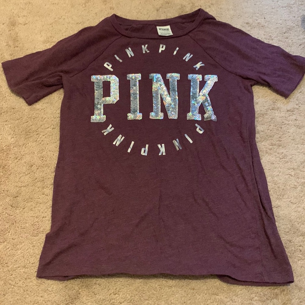 PINK/VS Sequin Shirt